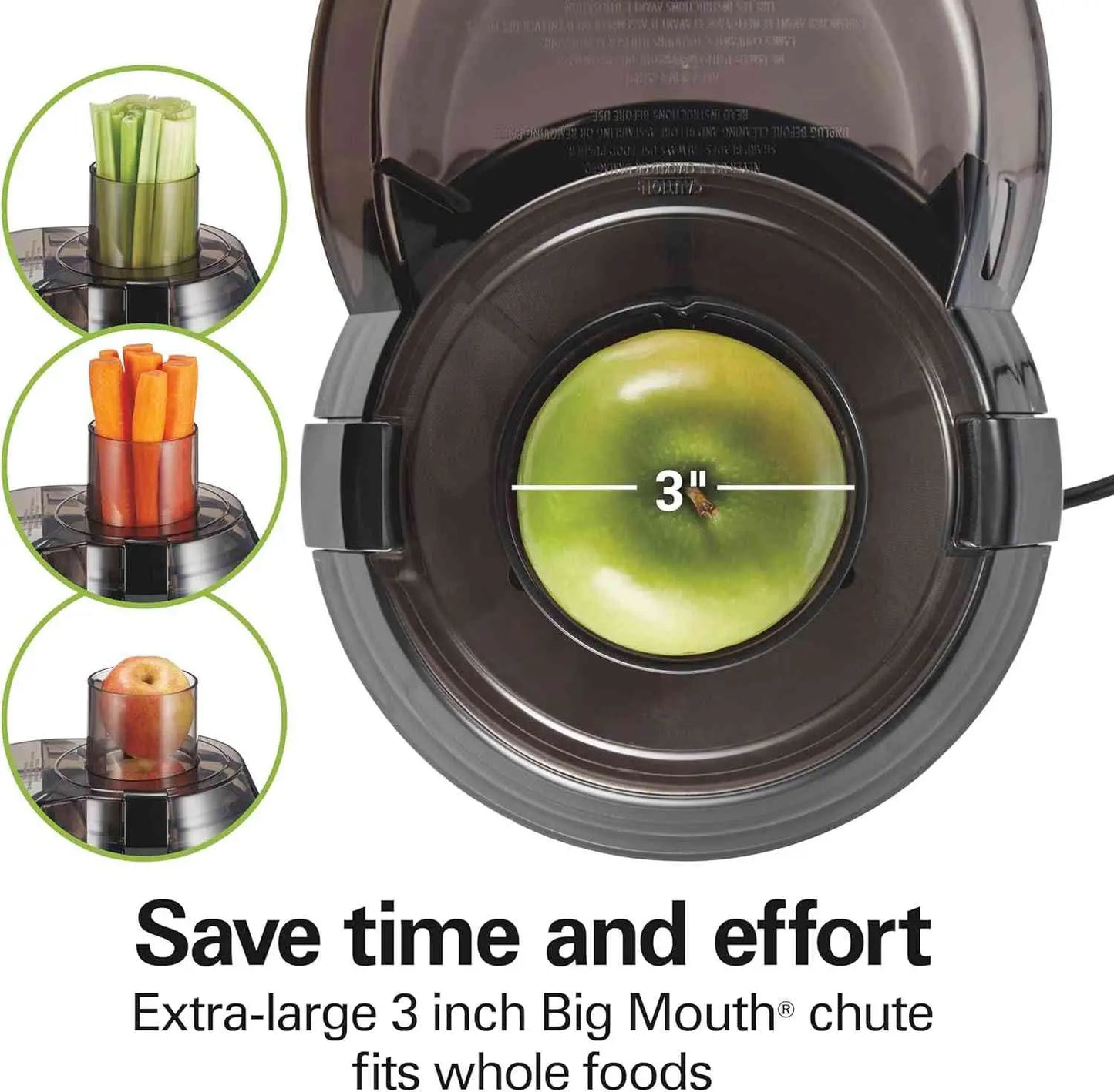 Hamilton Beach Juicer Machine,  Big Mouth 800 Watt Wide-Chute Juice Extractor Hamilton Beach