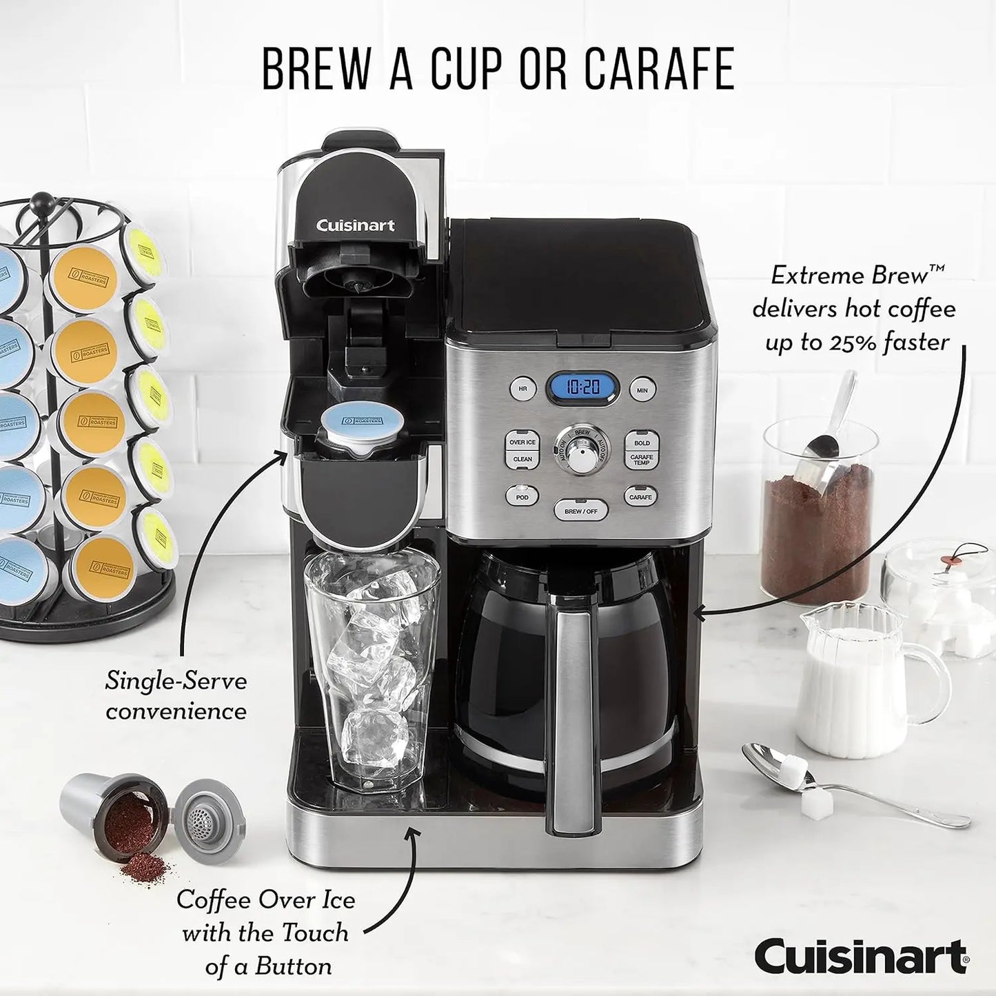 Cuisinart Coffee Maker, 12-Cup Glass Carafe, Automatic Coffee Maker Cuisinart