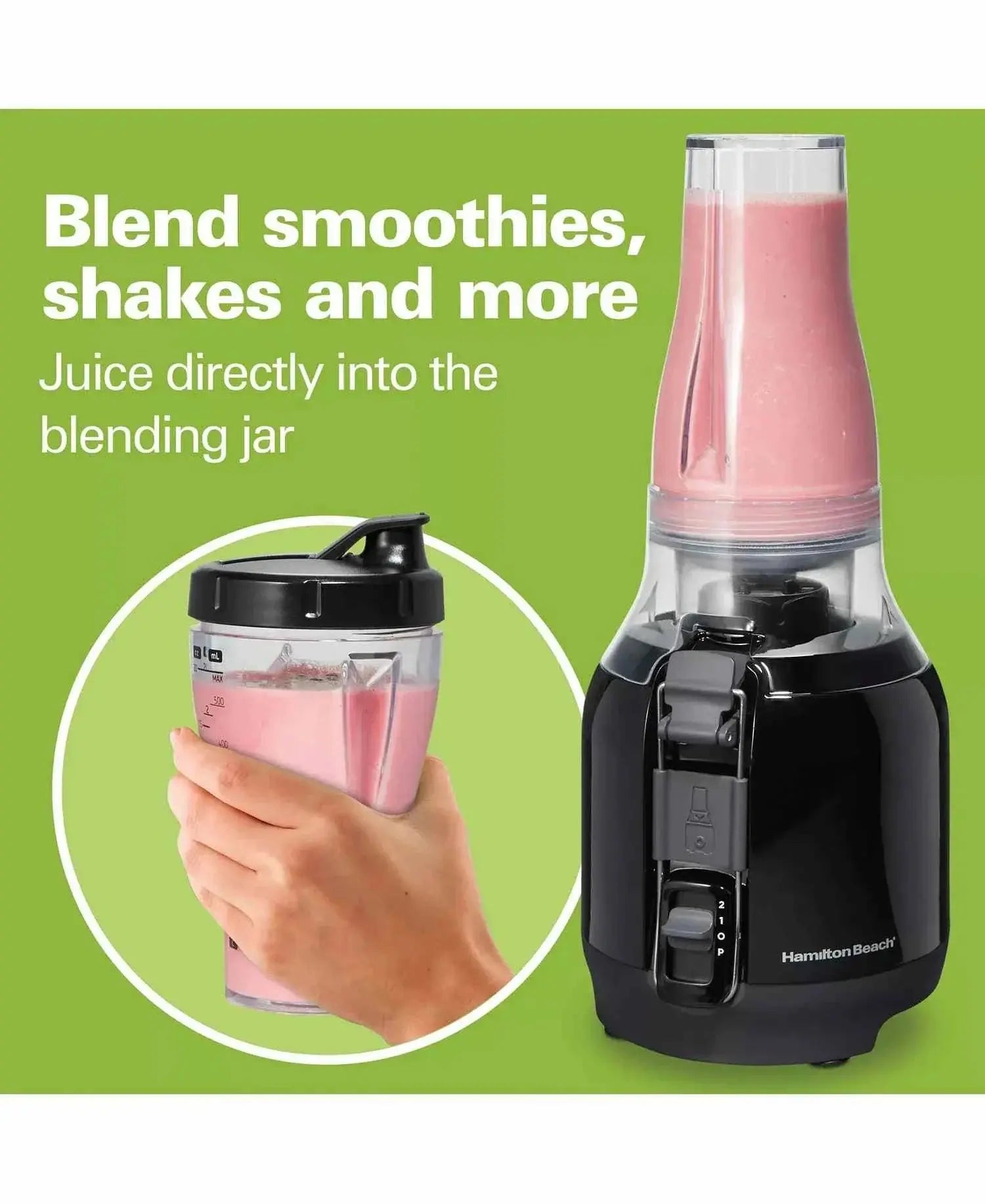 Hamilton Beach Big Mouth Juice & Blend 2-in-1 Juicer and Blender Hamilton Beach
