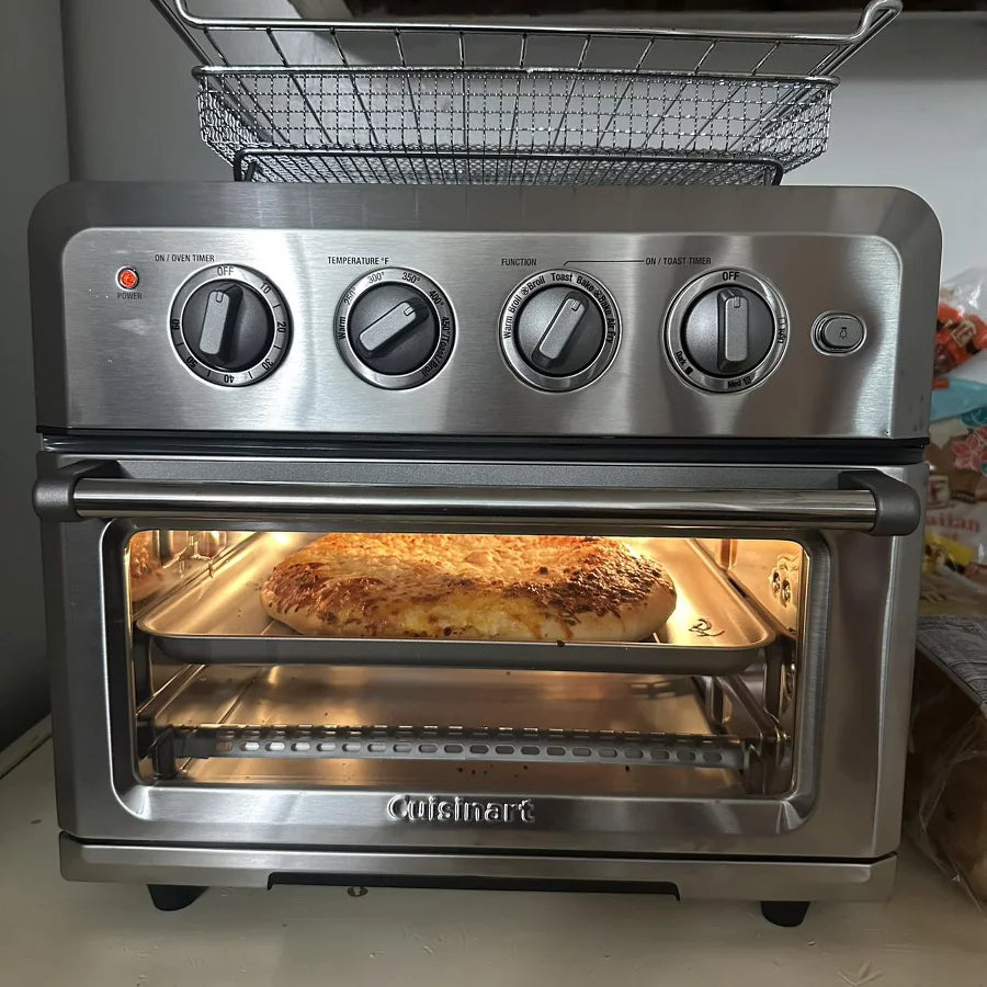 Cuisinart Air Fryer Toaster Oven 7-in-1, 1800W Stainless Steel CTOA-122NAS