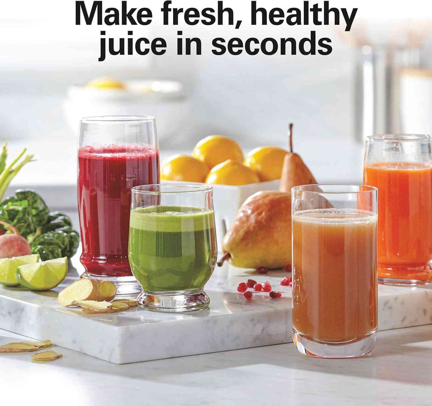 Hamilton Beach Juicer Machine,  Big Mouth 800 Watt Wide-Chute Juice Extractor Hamilton Beach
