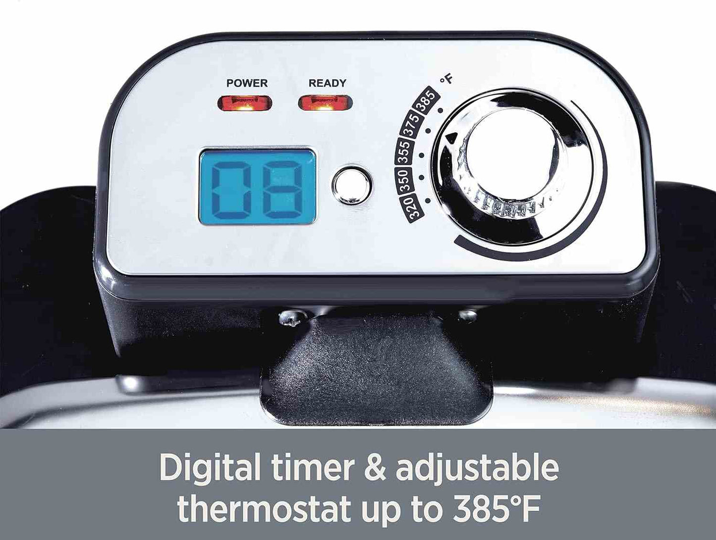 All-Clad 3.5L Deep Fryer stainless steel electric fryer with digital controls and oil filtration system