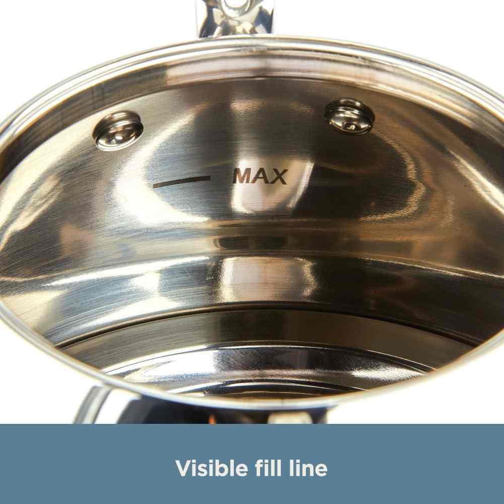 All-Clad Specialty Stainless Steel Tea Kettle 2-qt polished heavy-duty induction-compatible design with whistle and riveted handle