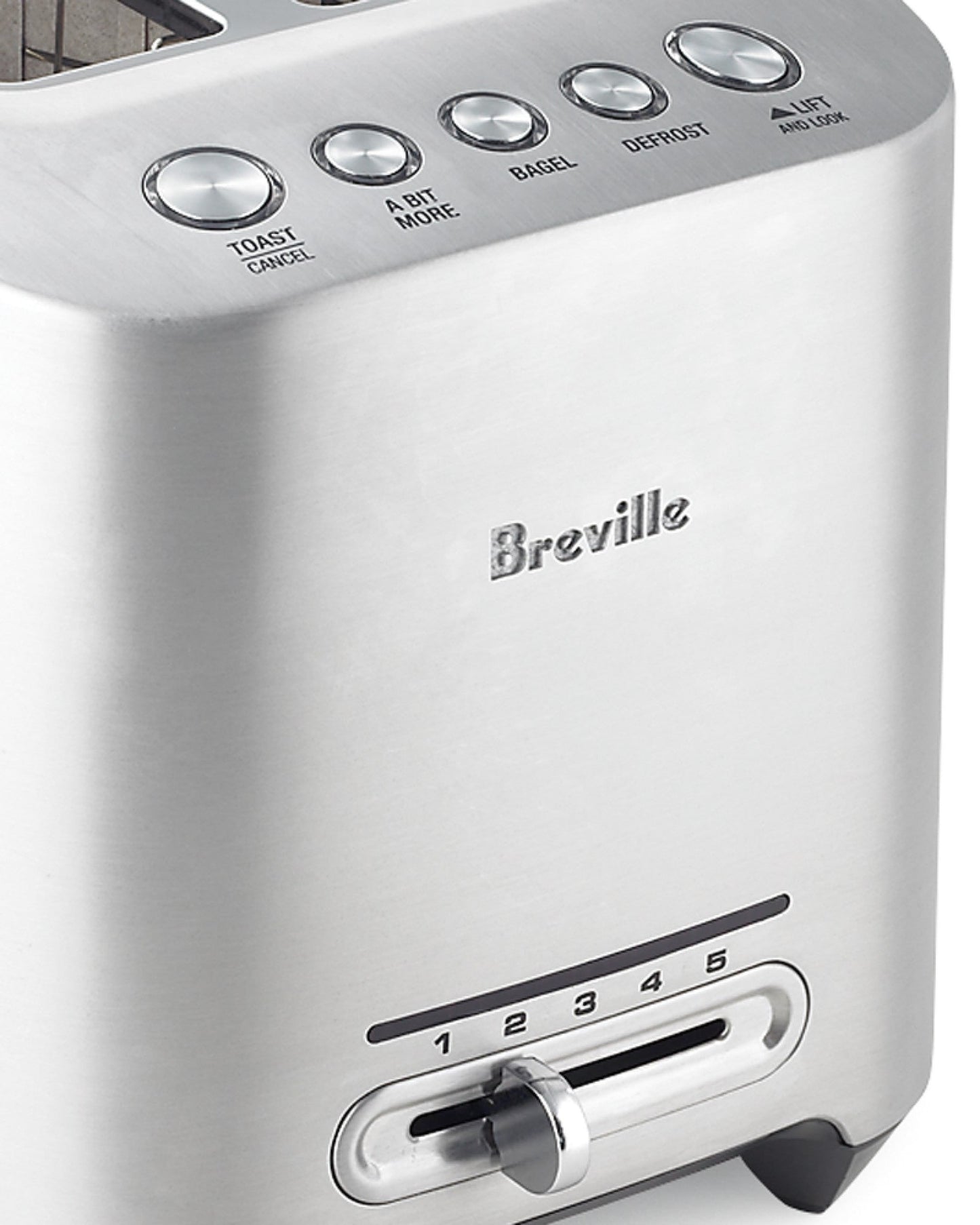 Breville 4-Slice BTA840XL Die-Cast Smart Toaster, Stainless Steel