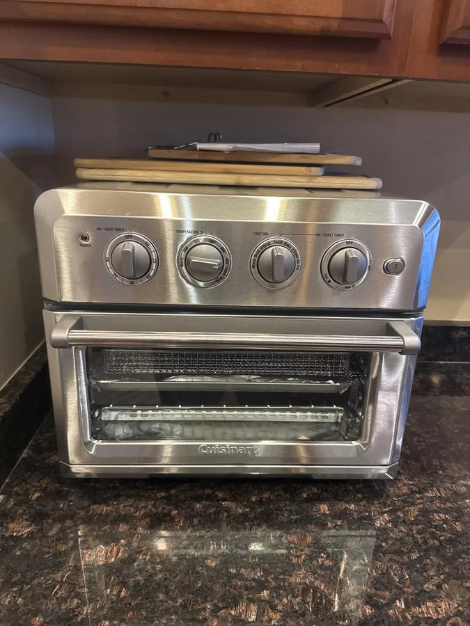 Cuisinart Air Fryer Toaster Oven 7-in-1, 1800W Stainless Steel CTOA-122NAS