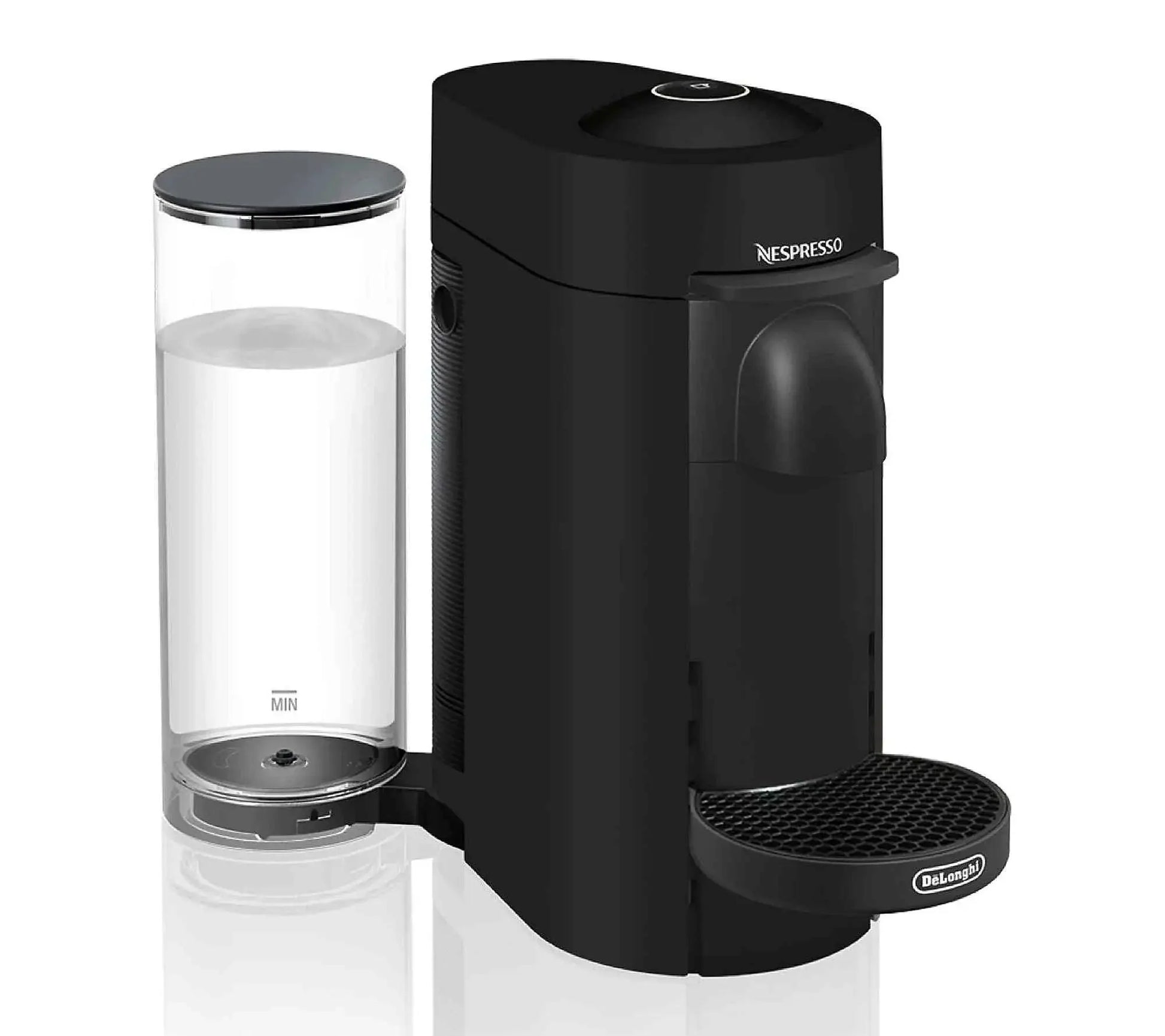 Nespresso Vertuo Plus coffee and espresso machine with single serve pods and recyclable capsules