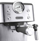 De'Longhi Classic Espresso Machine stainless steel compact espresso maker with 15-bar pressure and Thermoblock technology