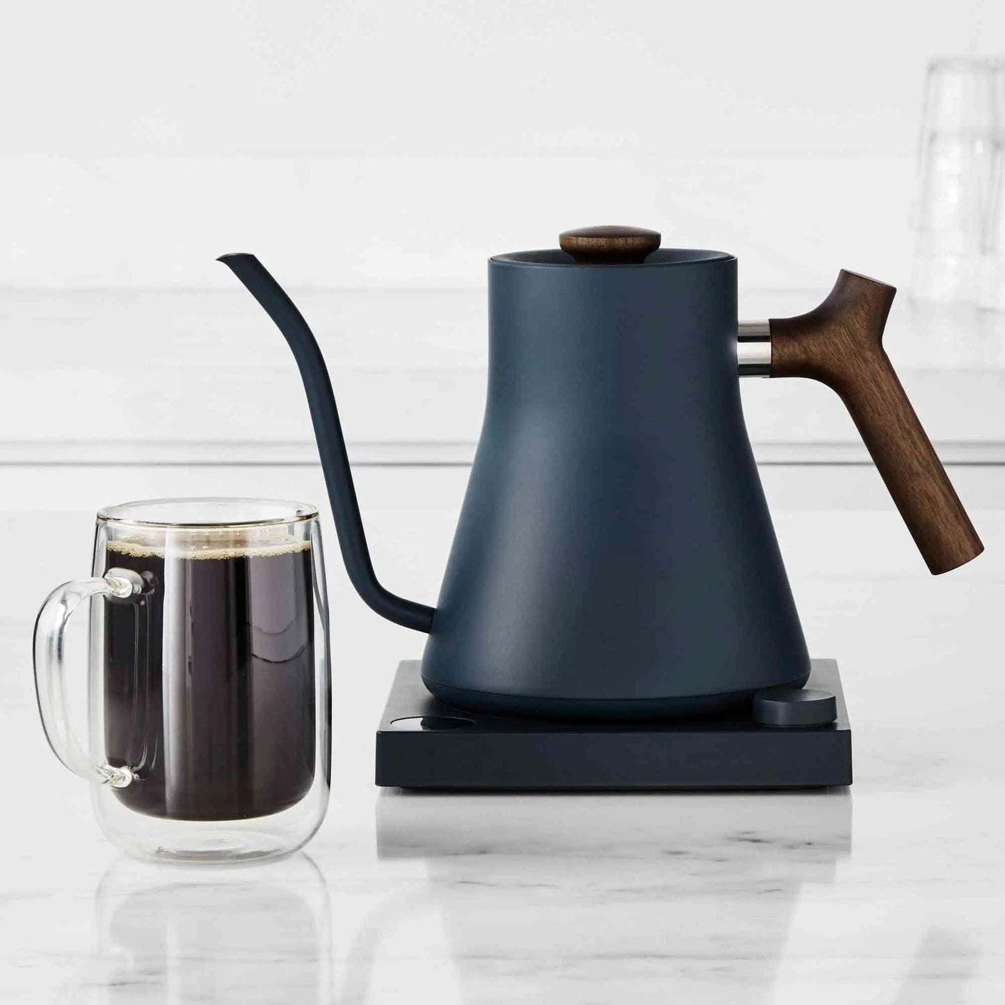 Fellow Stagg EKG electric gooseneck kettle with precision pour spout and temperature control for coffee and tea