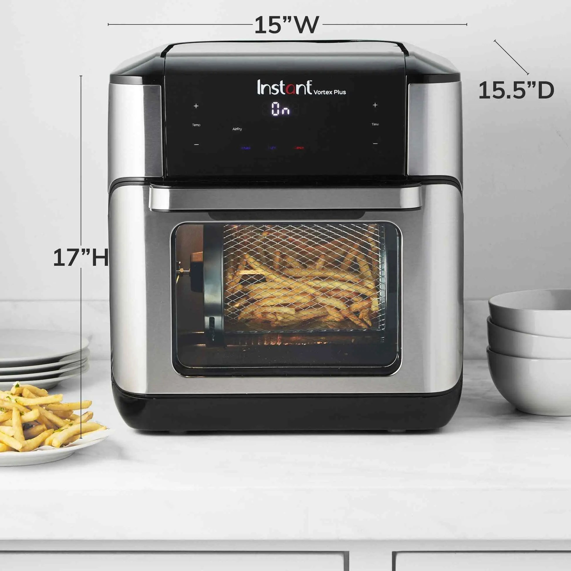 Instant Pot Vortex Pro 10QT air fryer oven with 9-in-1 functions and rotisserie feature