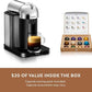 Nespresso Vertuo coffee and espresso maker by Breville with Centrifusion technology brewing multiple cup sizes