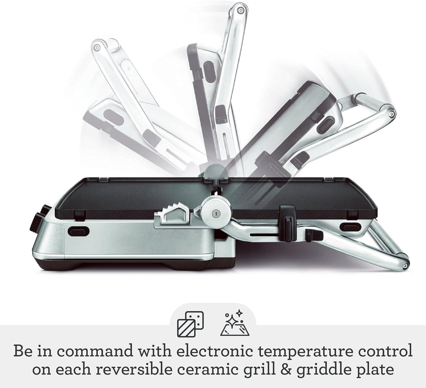 Breville BGR700BSS the Sear and Press Countertop Electric Grill