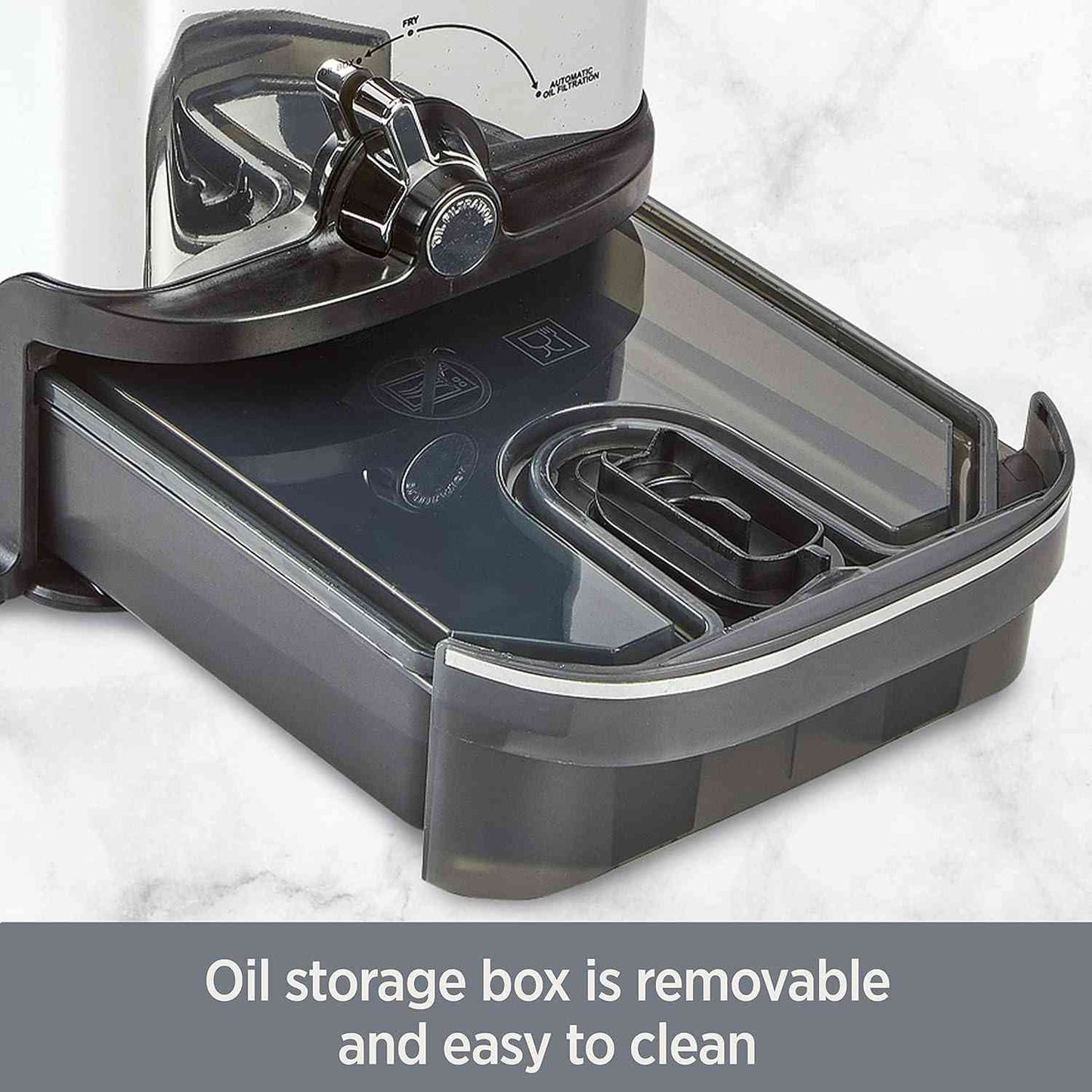 All-Clad 3.5L Deep Fryer stainless steel with digital controls and oil filtration system