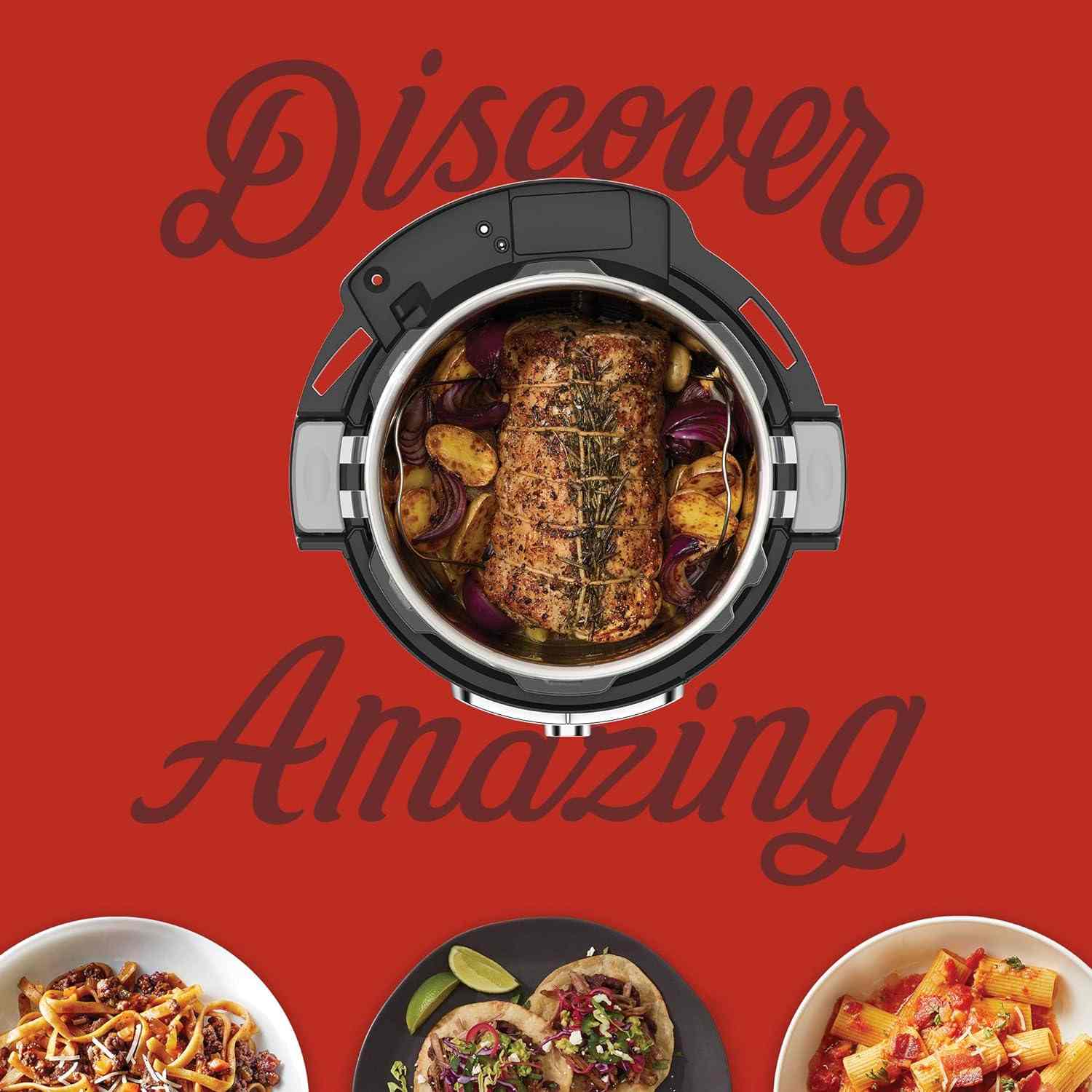 Instant Vortex Plus 6QT Air Fryer with ClearView window and OdorEase filters, 6-in-1 cooking functions and touchscreen controls