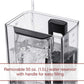 Wolf Gourmet Automatic Drip 10-Cup Coffee Maker with glass carafe and digital controls on a kitchen countertop.