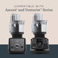 Vitamix Ascent Series 12-Cup Food Processor Attachment Black: BPA-Free, Dishwasher-Safe, Blender Accessory