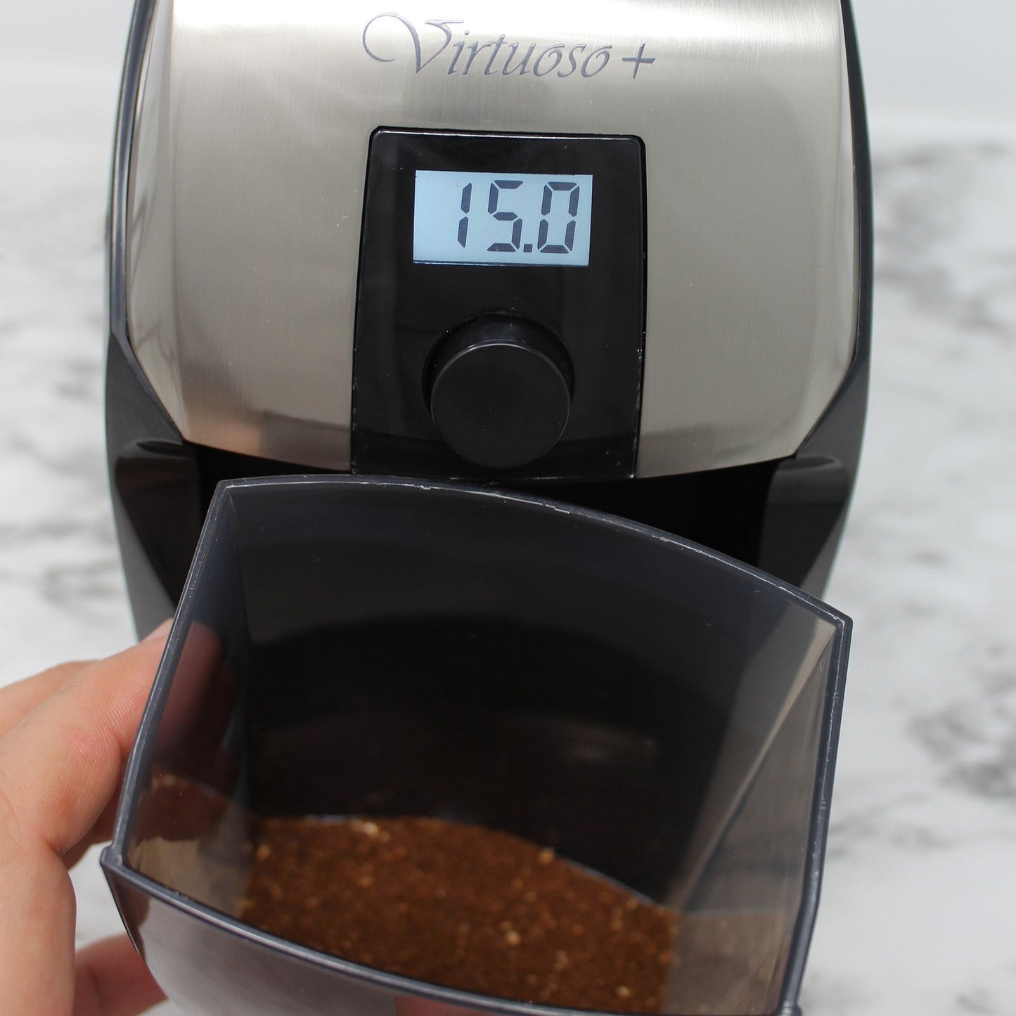 Baratza Virtuoso+ Conical Burr Coffee Grinder with Digital Timer Display