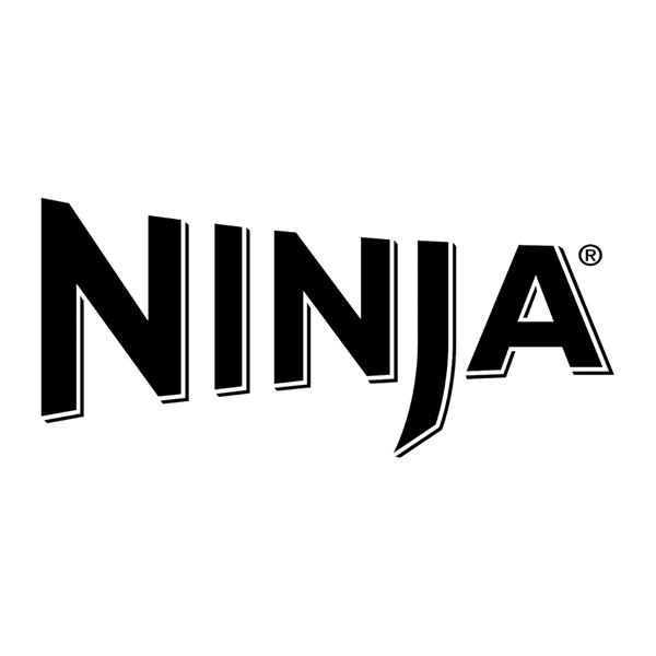 Black 'NINJA' logo on a white background